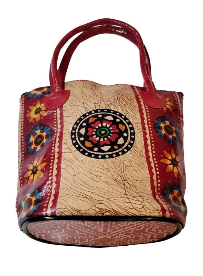 CLASSIQUE Shantiniketan Batik Print Batua Handbag Combo (Red) - Image 2